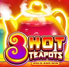 3 Hot Teapots slot game icon — themed slot entertainment at Crowngreen
