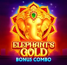 Elephant’s Gold slot game icon — colorful online slot entertainment at Crowngreen